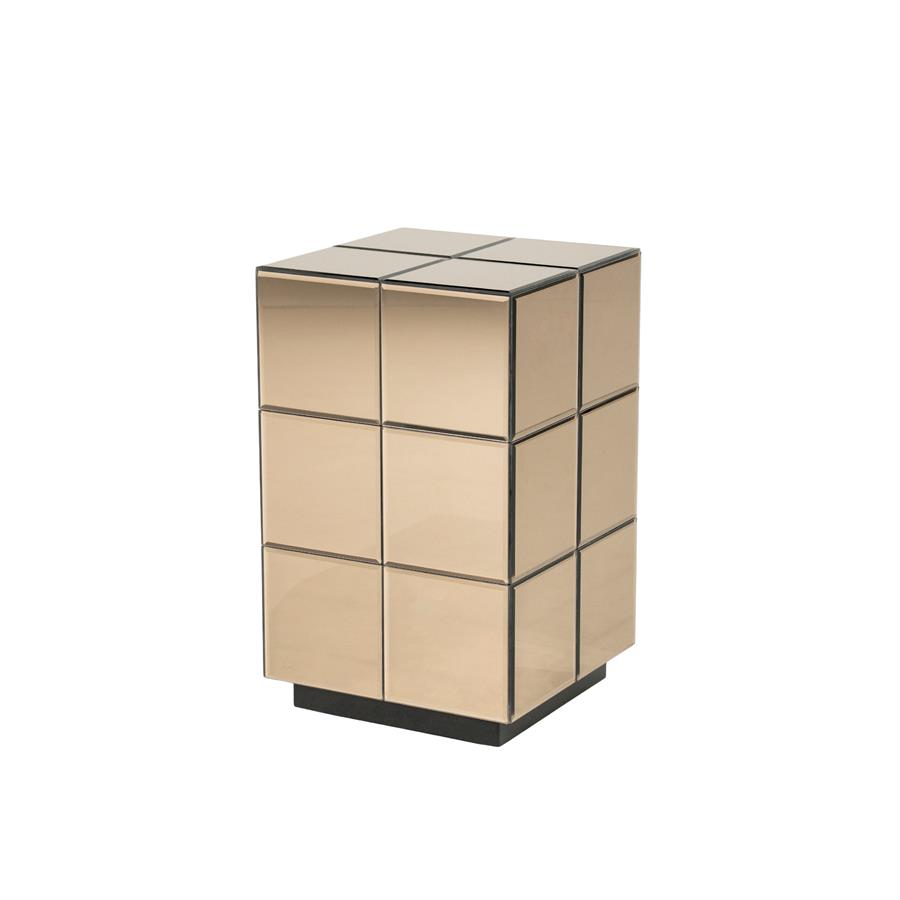 Soninis staliukas Flectron | 260198 2 Soninis staliukas Flectron, rudas, 30×30×48 cm