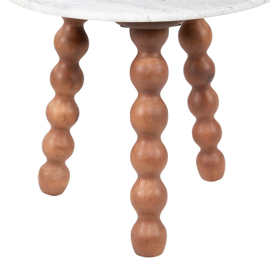 Soninis staliukas Nelo | 260027 5 Soninis staliukas Nelo, rudas, 50×50×46 cm