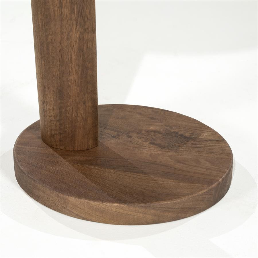 Soninis staliukas Novia 96537 4 Šoninis staliukas Novia 96537, šviesiai ruda, 50 × 40 × 50 cm