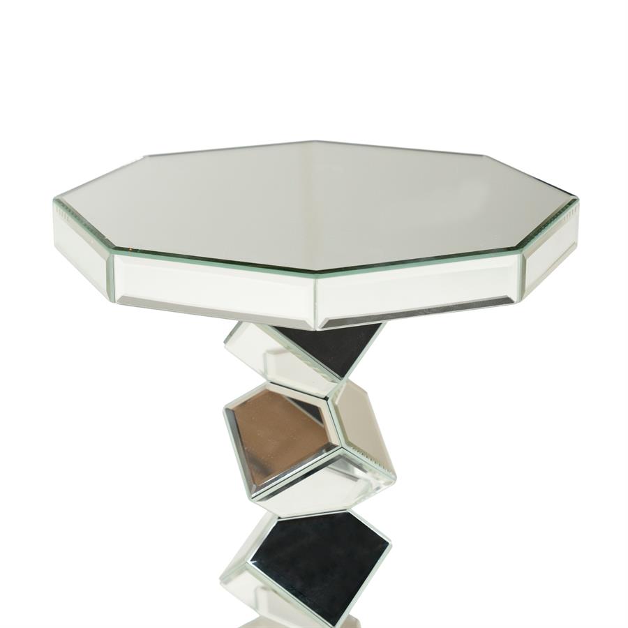 Soninis staliukas Reflec | 260060 2 Soninis staliukas Reflec, chromo spalvos, 30,5×33×50,3 cm