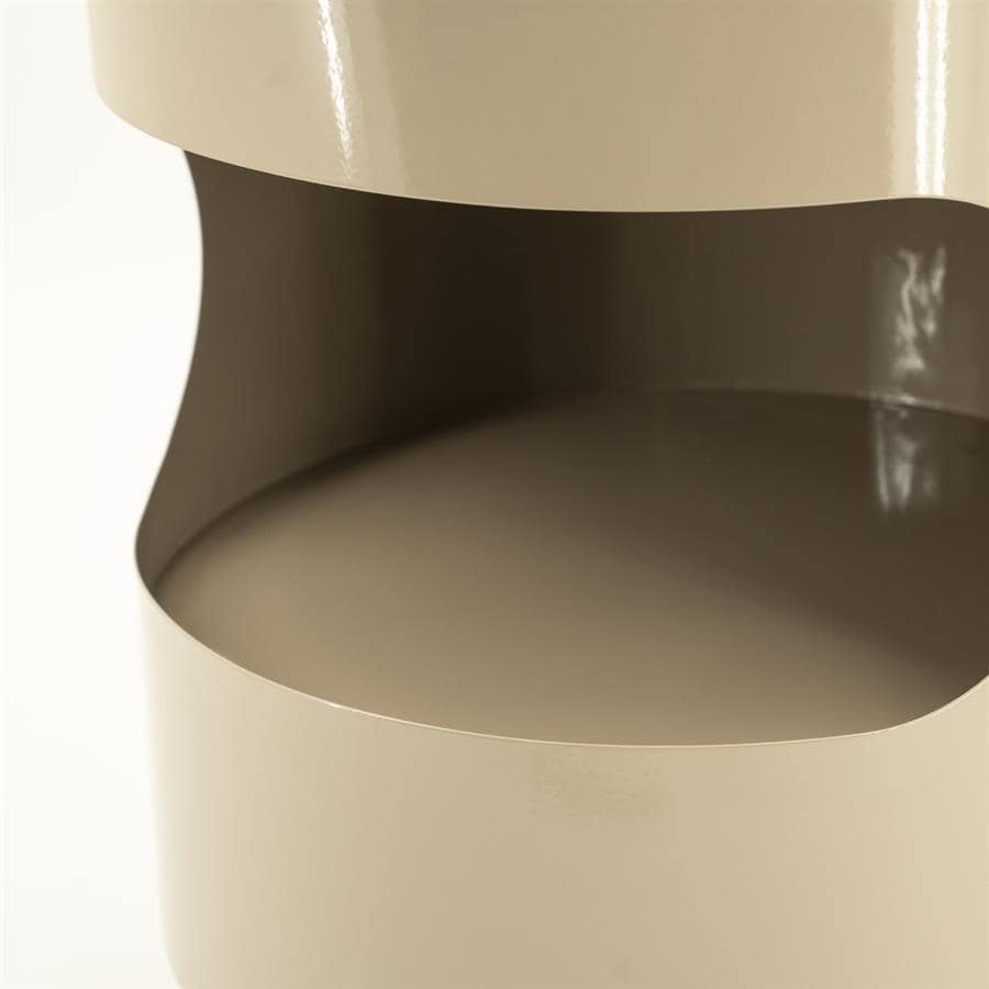 Soninis staliukas Tondo | 250338 4 Soninis staliukas Tondo, taupe atspalvio, 37×37×45 cm