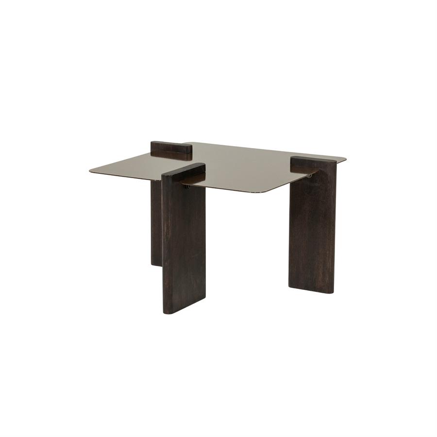 Soninis staliukas Voro | 260131 2 Soninis staliukas Voro, rudas, 35×52×56 cm