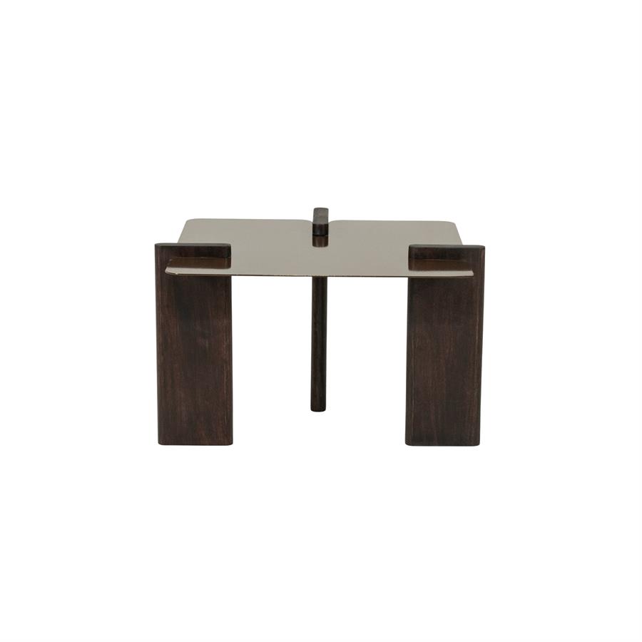 Soninis staliukas Voro | 260131 3 Soninis staliukas Voro, rudas, 35×52×56 cm