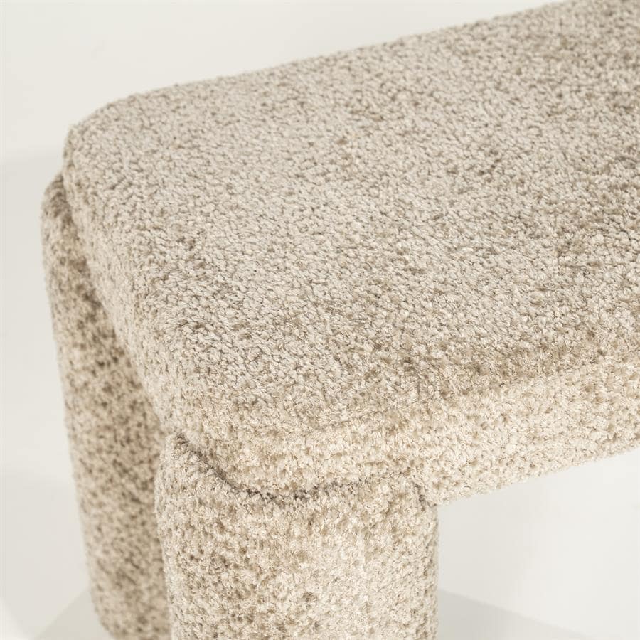Suoliukas Omla | 250368 3 Suoliukas Omla, taupe spalvos, 119 × 44 × 47 cm