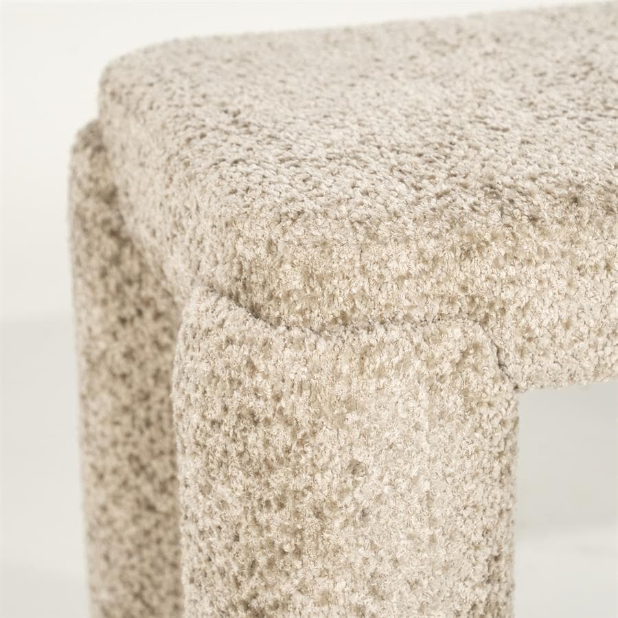 Suoliukas Omla | 250368 4 Suoliukas Omla, taupe spalvos, 119 × 44 × 47 cm