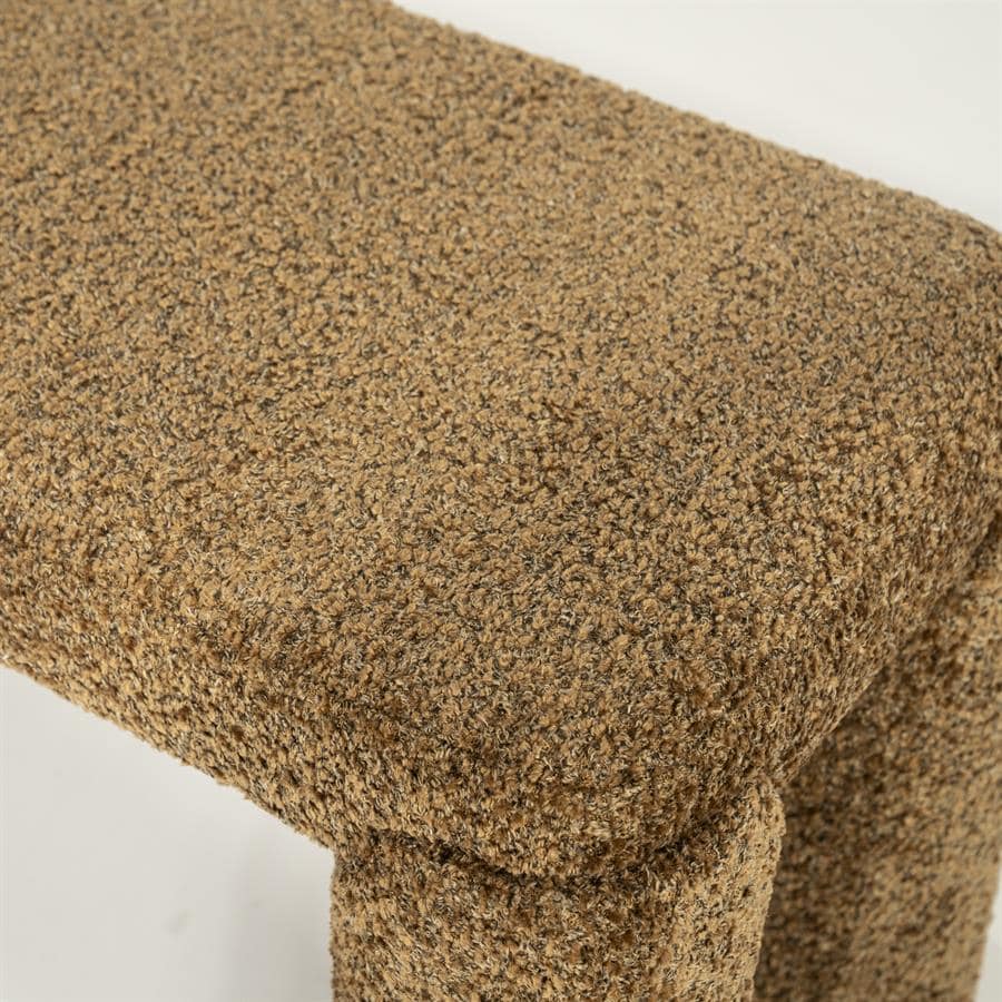Suoliukas Omla | 250369 3 Suoliukas Omla, garstyčių geltonos spalvos, 119 × 44 × 47 cm