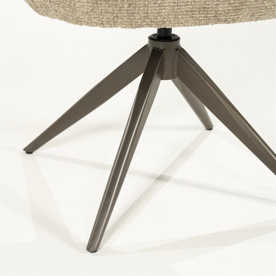 Valgomojo kėdė Alissa 96475 10 Valgomojo kėdė Alissa 96475, taupe spalvos Oro audinys, 65×63×80 cm