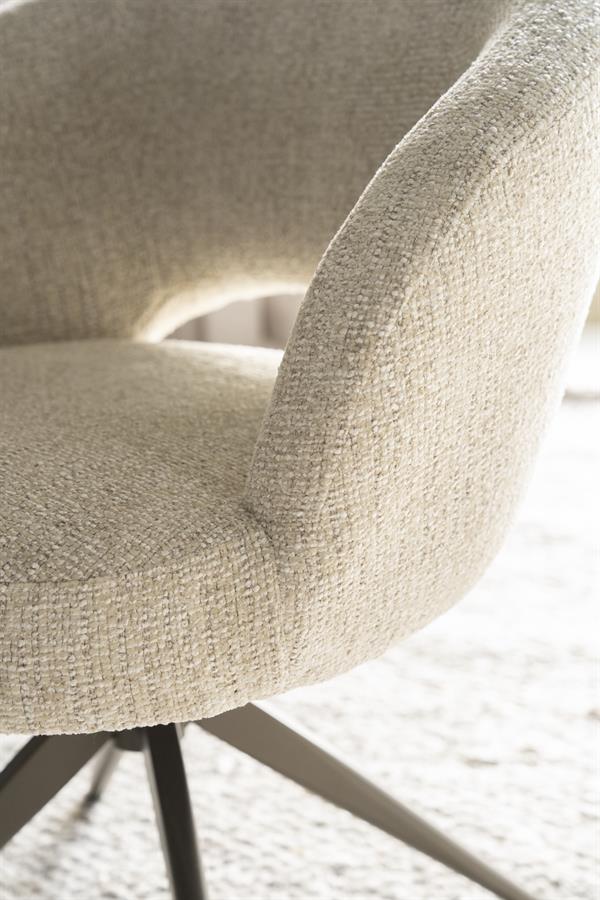 Valgomojo kėdė Alissa 96475 17 Valgomojo kėdė Alissa 96475, taupe spalvos Oro audinys, 65×63×80 cm