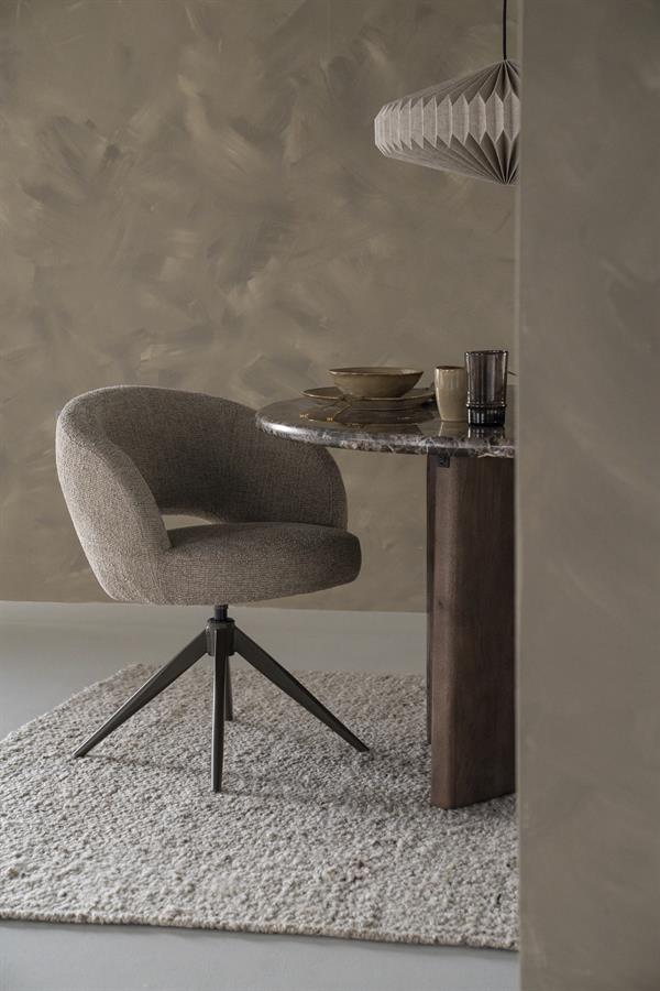 Valgomojo kėdė Alissa 96475 18 Valgomojo kėdė Alissa 96475, taupe spalvos Oro audinys, 65×63×80 cm