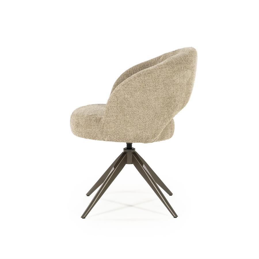 Valgomojo kėdė Alissa 96475 3 Valgomojo kėdė Alissa 96475, taupe spalvos Oro audinys, 65×63×80 cm