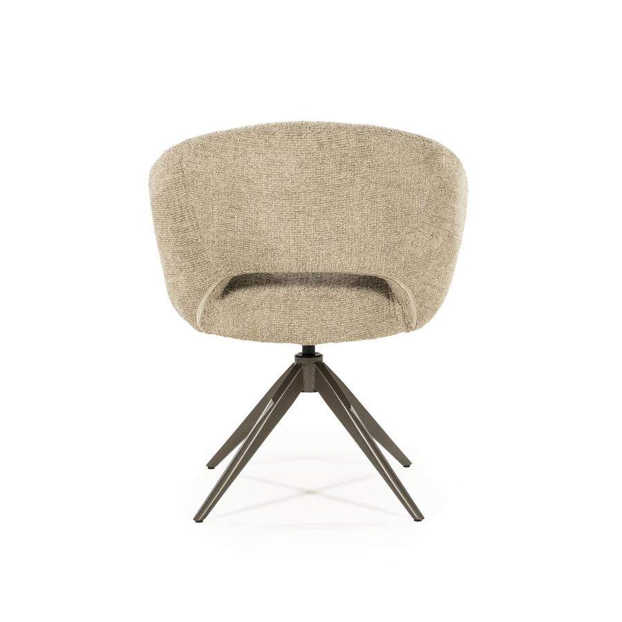 Valgomojo kėdė Alissa 96475 6 Valgomojo kėdė Alissa 96475, taupe spalvos Oro audinys, 65×63×80 cm