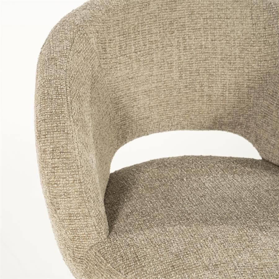 Valgomojo kėdė Alissa 96475 8 Valgomojo kėdė Alissa 96475, taupe spalvos Oro audinys, 65×63×80 cm