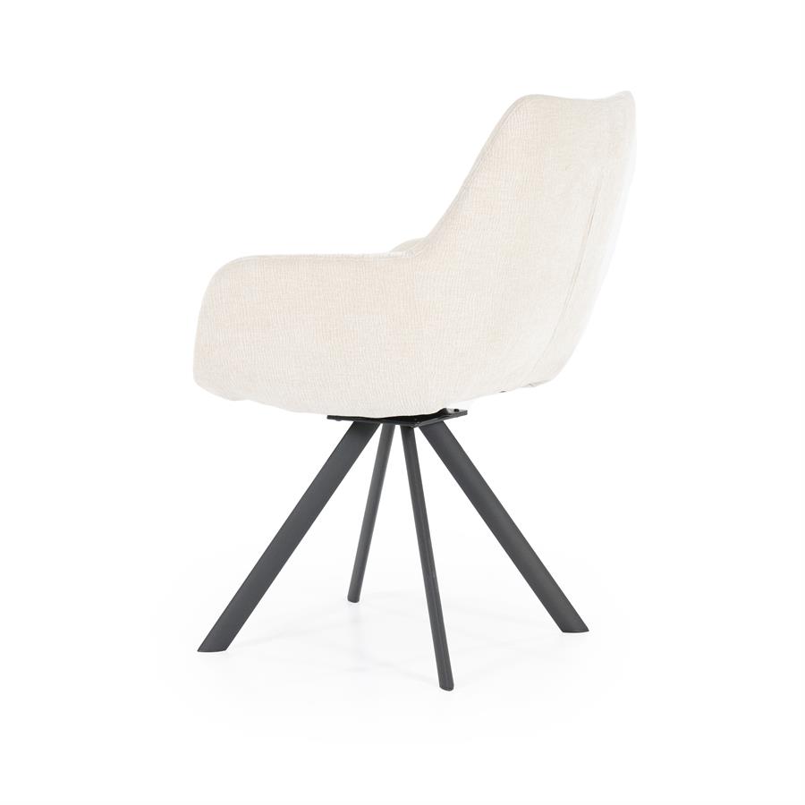 Valgomojo kėdė Bliss with armrest | 240094 4 Valgomojo kėdė Bliss with armrest, smėlio spalvos, 59,5×66×88 cm