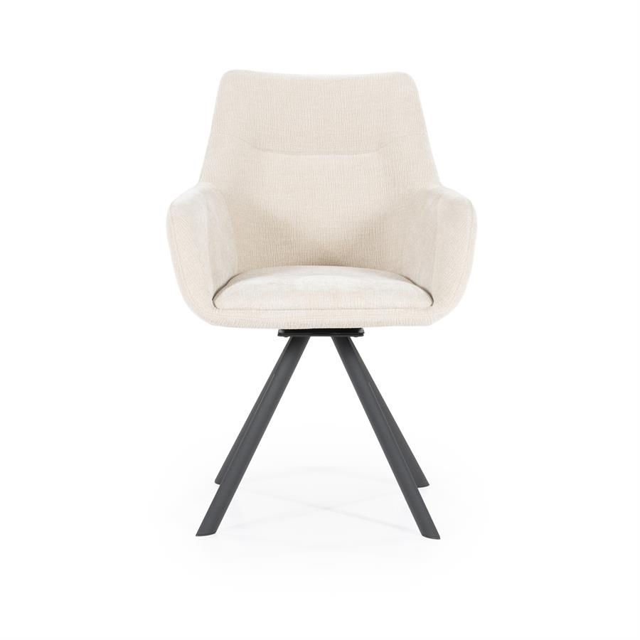 Valgomojo kėdė Bliss with armrest | 240094 7 Valgomojo kėdė Bliss with armrest, smėlio spalvos, 59,5×66×88 cm