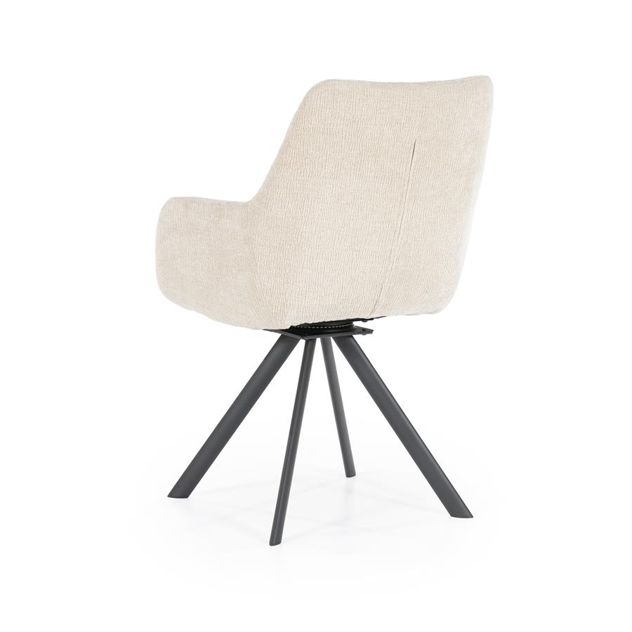 Valgomojo kėdė Bliss with armrest | 240095 5 Valgomojo kėdė Bliss with armrest, pilkai rudos spalvos, 59,5×66×88 cm