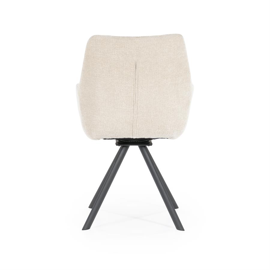 Valgomojo kėdė Bliss with armrest | 240095 6 Valgomojo kėdė Bliss with armrest, pilkai rudos spalvos, 59,5×66×88 cm
