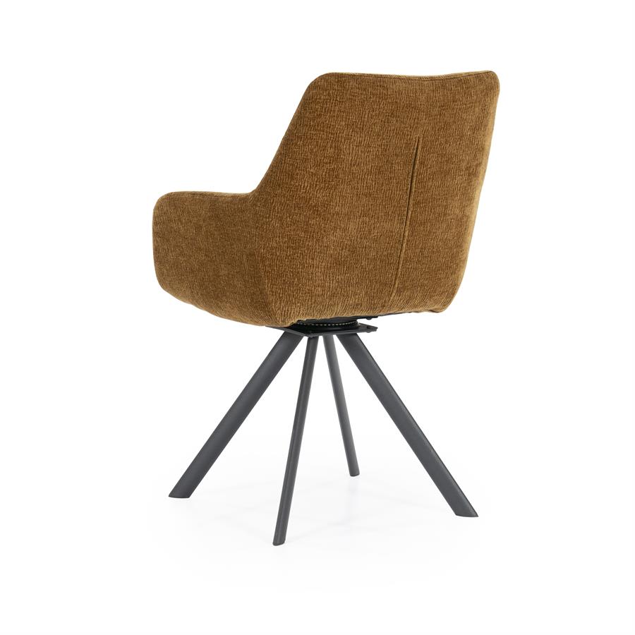 Valgomojo kėdė Bliss with armrest | 240096 5 Valgomojo kėdė Bliss with armrest, garstyčių spalvos, 59,5×66×88 cm