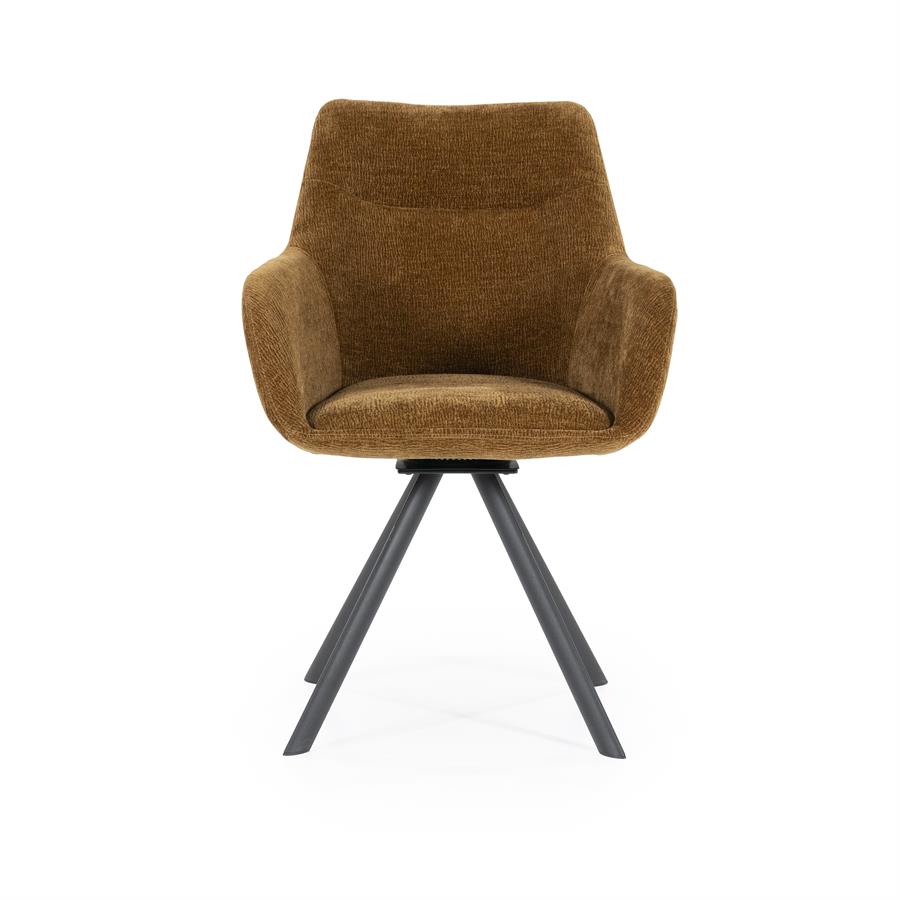 Valgomojo kėdė Bliss with armrest | 240096 7 Valgomojo kėdė Bliss with armrest, garstyčių spalvos, 59,5×66×88 cm