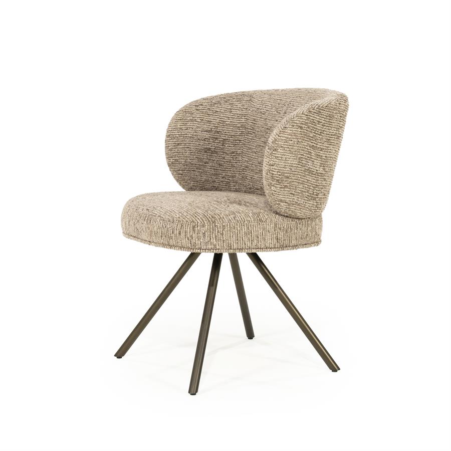 Valgomojo kėdė Jayson 96462 2 Valgomojo kėdė Jayson 96462, taupe spalvos Blythe audinys, 61×63,5×79,5 cm