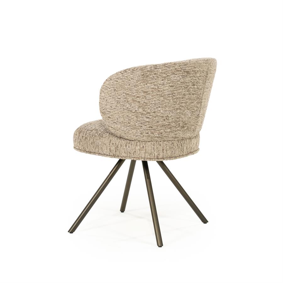 Valgomojo kėdė Jayson 96462 4 Valgomojo kėdė Jayson 96462, taupe spalvos Blythe audinys, 61×63,5×79,5 cm