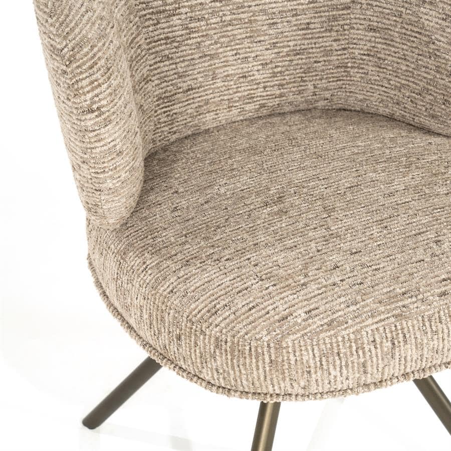 Valgomojo kėdė Jayson 96462 8 Valgomojo kėdė Jayson 96462, taupe spalvos Blythe audinys, 61×63,5×79,5 cm