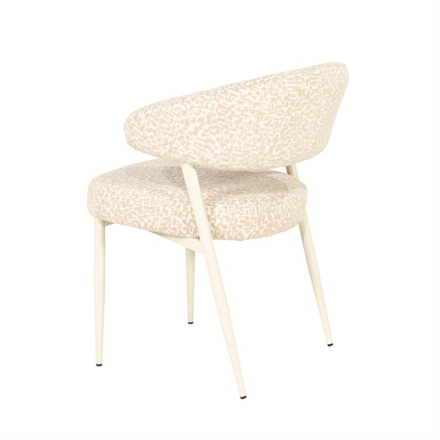 Valgomojo kėdė Miso | 260226 4 Valgomojo kėdė Miso, pilkai rudos spalvos, 60×56×76,5 cm