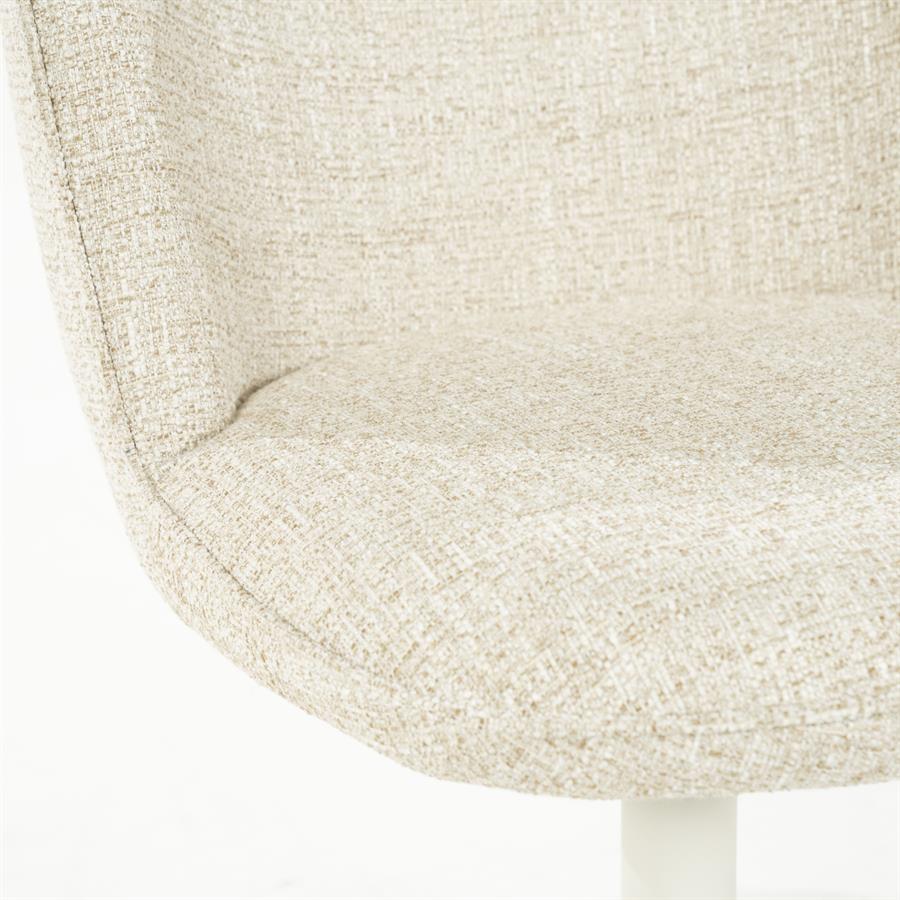 Valgomojo kėdė Molly 96326 14 Valgomojo kėdė Molly 96326, smėlio spalvos Donna audinys, 56×64,5×83 cm