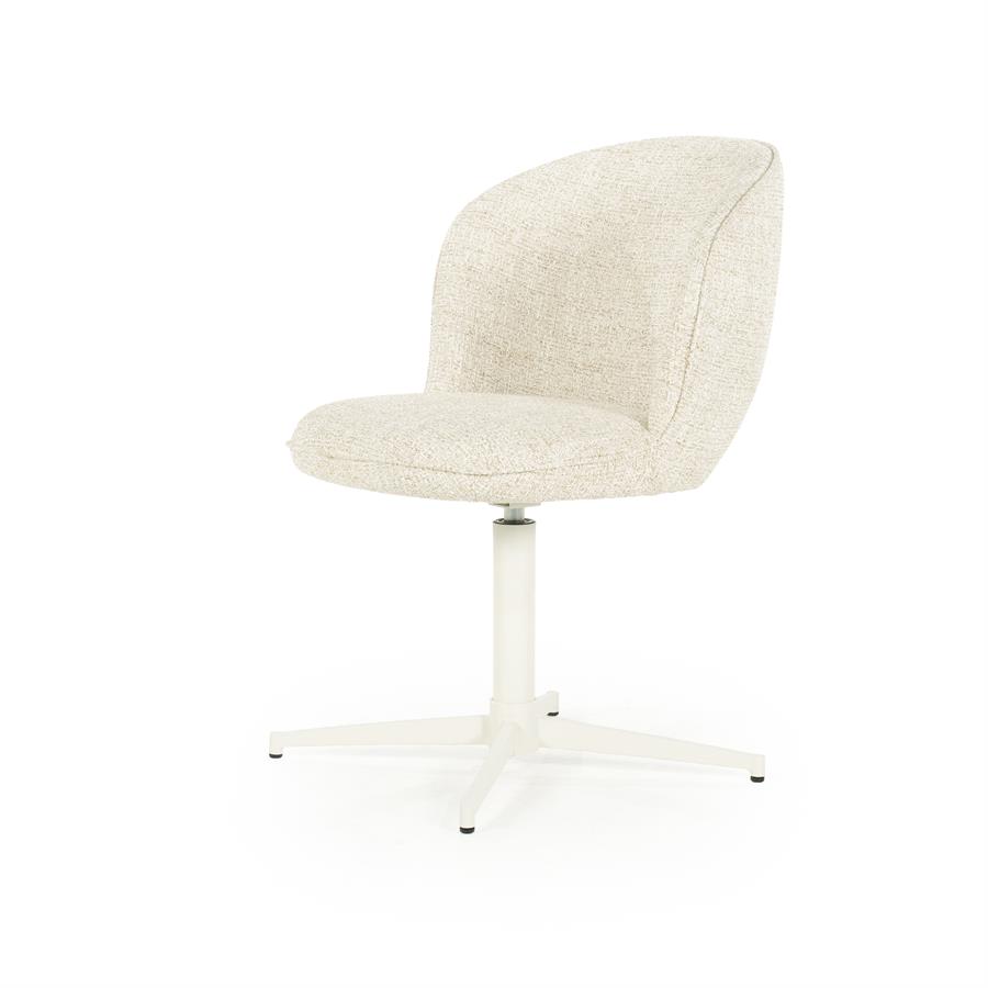 Valgomojo kėdė Molly 96326 2 Valgomojo kėdė Molly 96326, smėlio spalvos Donna audinys, 56×64,5×83 cm