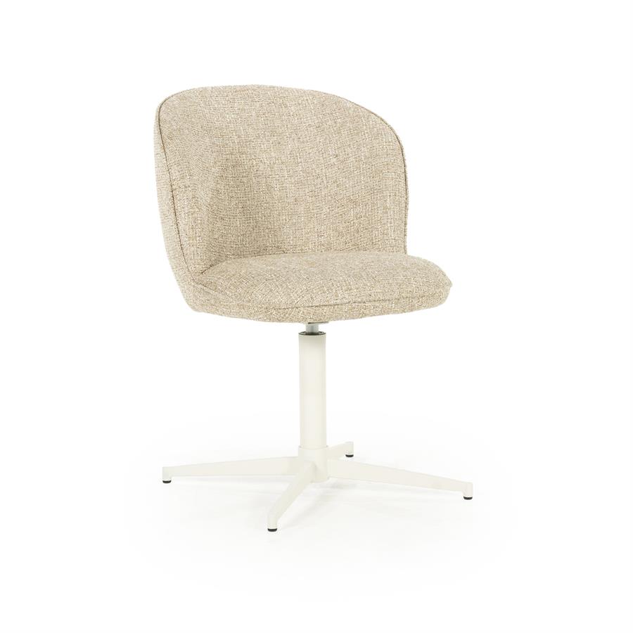 Valgomojo kėdė Molly 96327 11 Valgomojo kėdė Molly 96327, taupe spalvos Donna audinys, 56×64,5×83 cm