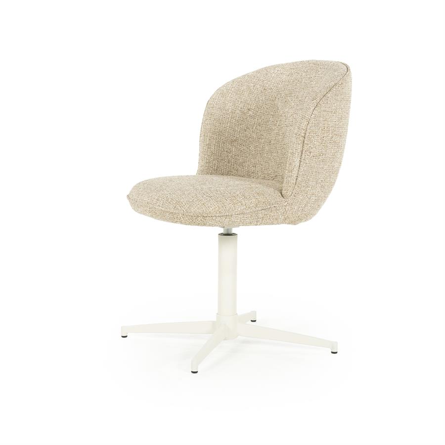Valgomojo kėdė Molly 96327 2 Valgomojo kėdė Molly 96327, taupe spalvos Donna audinys, 56×64,5×83 cm