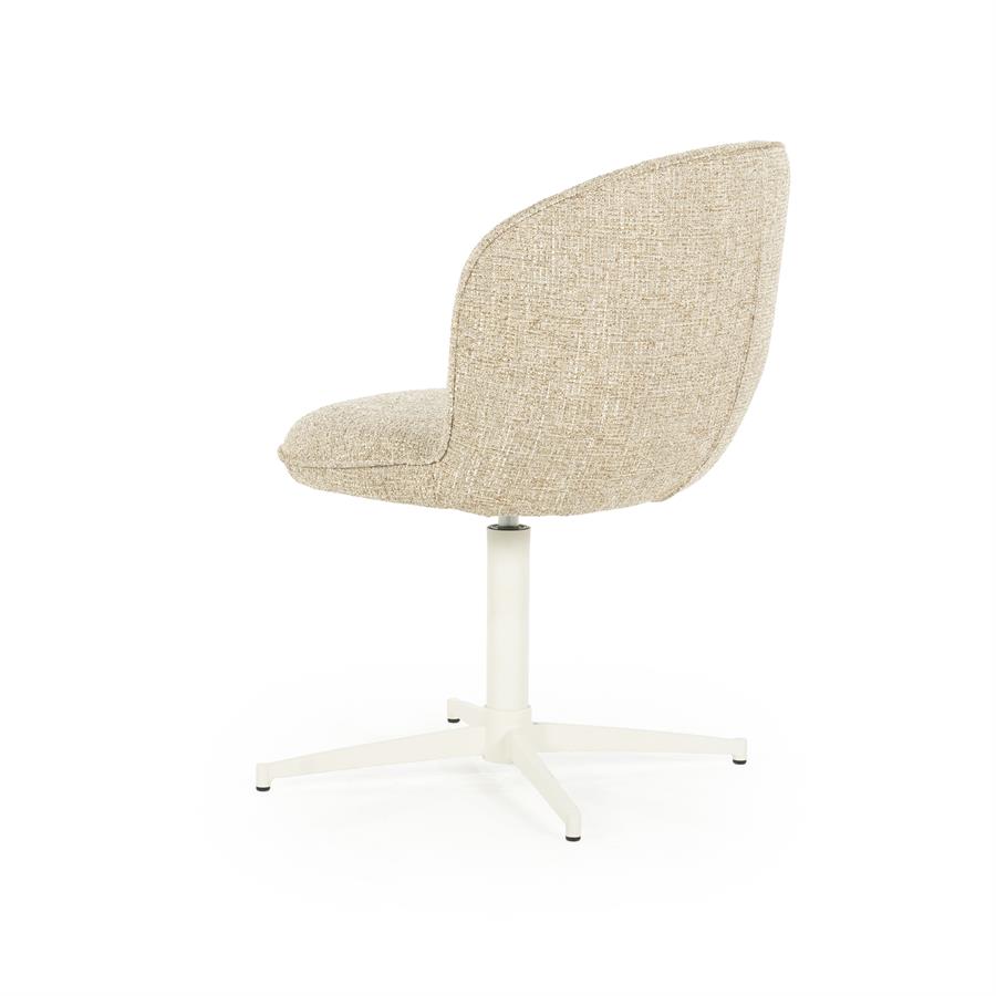 Valgomojo kėdė Molly 96327 4 Valgomojo kėdė Molly 96327, taupe spalvos Donna audinys, 56×64,5×83 cm