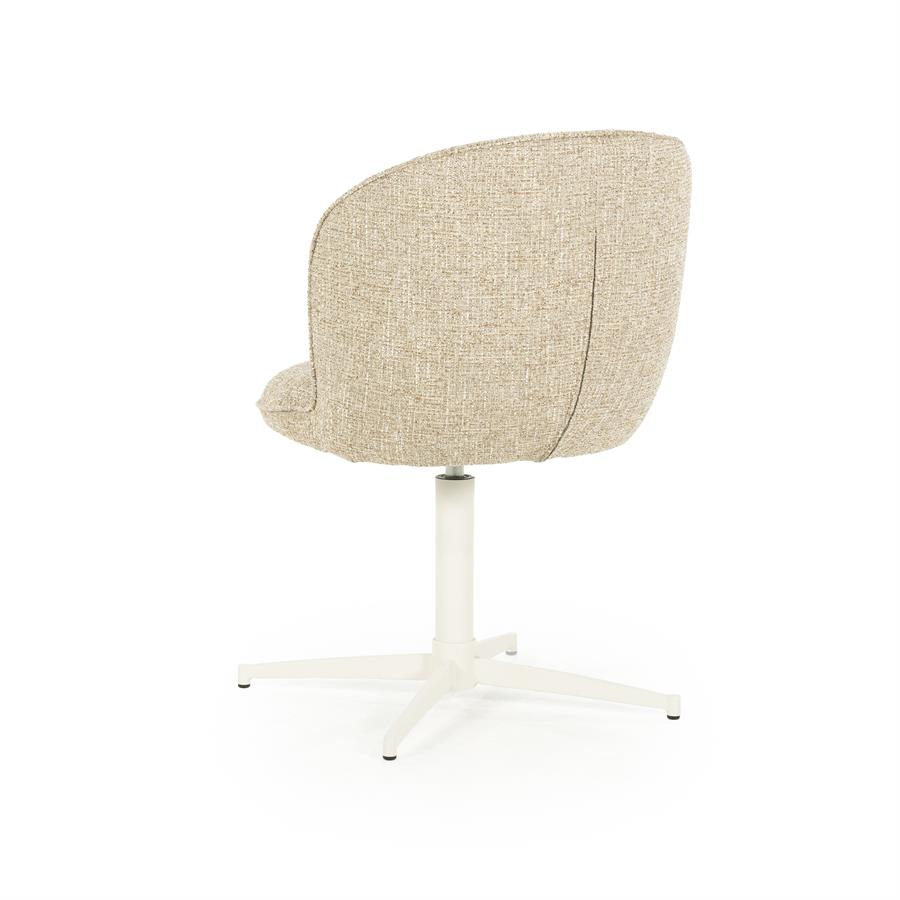 Valgomojo kėdė Molly 96327 5 Valgomojo kėdė Molly 96327, taupe spalvos Donna audinys, 56×64,5×83 cm