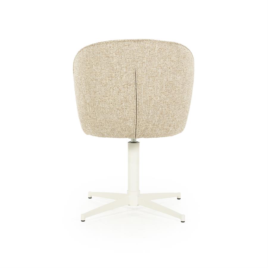 Valgomojo kėdė Molly 96327 6 Valgomojo kėdė Molly 96327, taupe spalvos Donna audinys, 56×64,5×83 cm