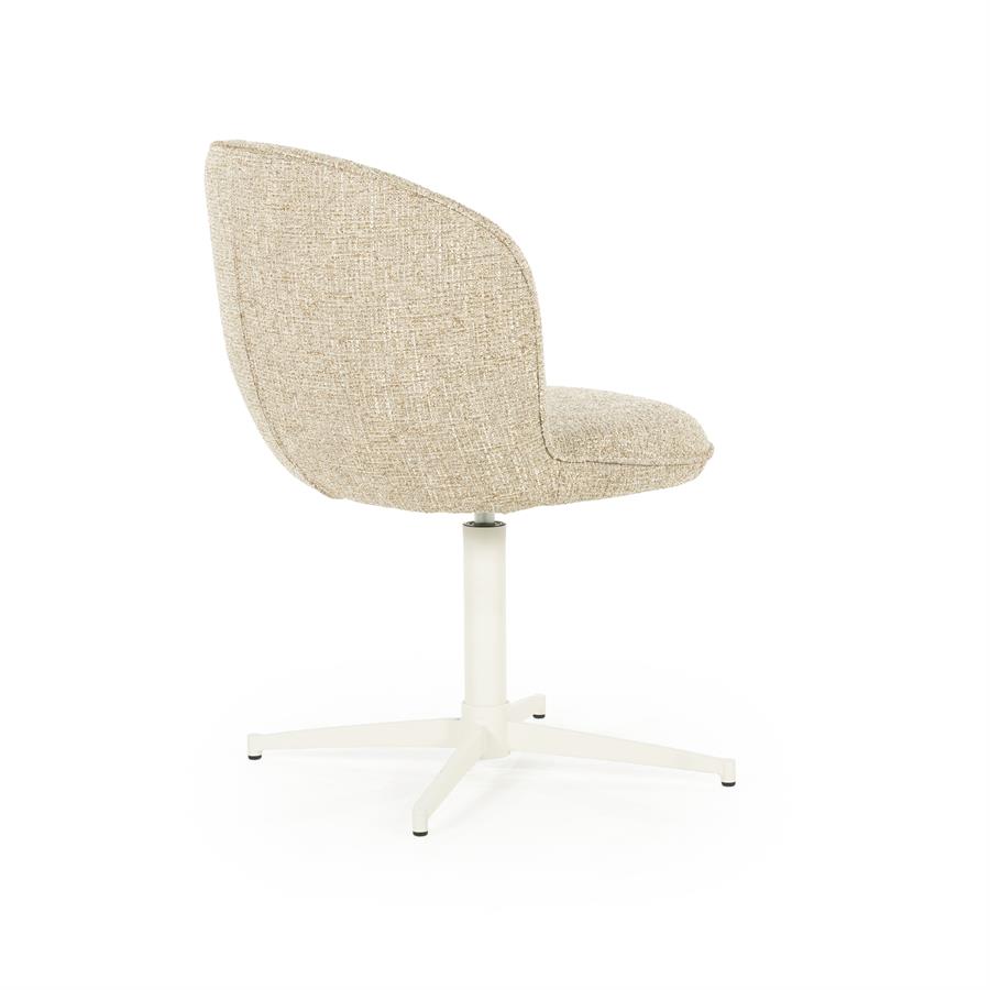Valgomojo kėdė Molly 96327 8 Valgomojo kėdė Molly 96327, taupe spalvos Donna audinys, 56×64,5×83 cm