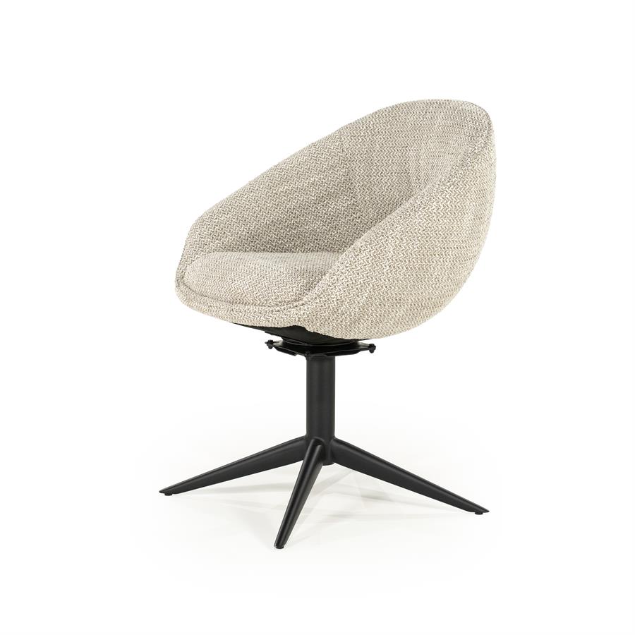 Valgomojo kėdė Nol 96455 2 Valgomojo kėdė Nol 96455, taupe spalvos Tofa audinys, 67×60,6×81,4 cm