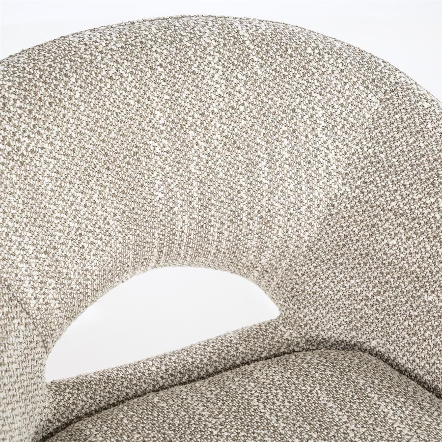 Valgomojo kėdė Nol 96455 8 Valgomojo kėdė Nol 96455, taupe spalvos Tofa audinys, 67×60,6×81,4 cm