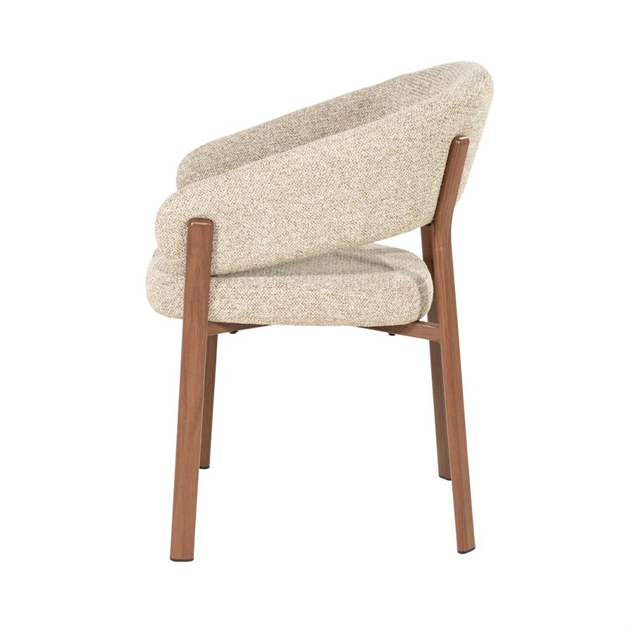 Valgomojo kėdė Sedia with armrest | 260149 3 Valgomojo kėdė Sedia with armrest, rudos spalvos, 57×61×79,5 cm