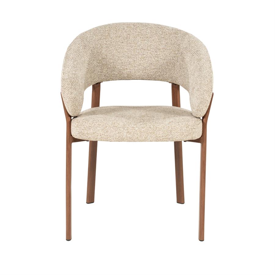 Valgomojo kėdė Sedia with armrest | 260149 7 Valgomojo kėdė Sedia with armrest, rudos spalvos, 57×61×79,5 cm