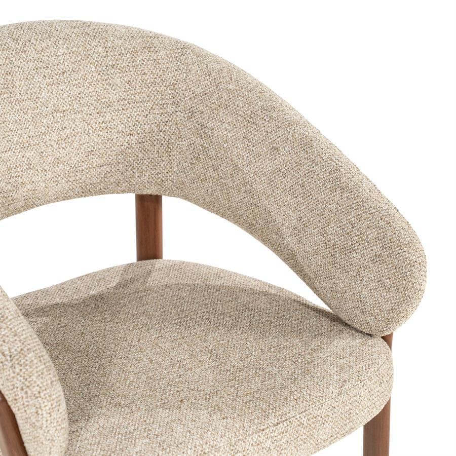 Valgomojo kėdė Sedia with armrest | 260149 8 Valgomojo kėdė Sedia with armrest, rudos spalvos, 57×61×79,5 cm