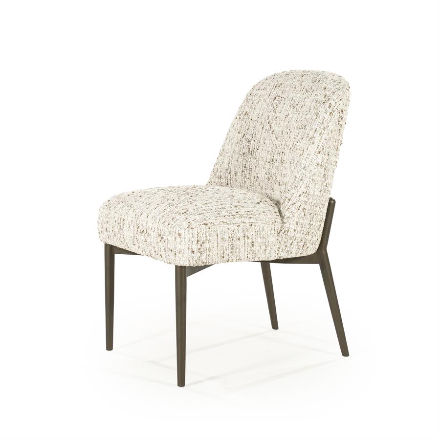 Valgomojo kėdė Tobias 96445 2 Valgomojo kėdė Tobias 96445, smėlio spalvos Vive audinys, 55×67×86 cm