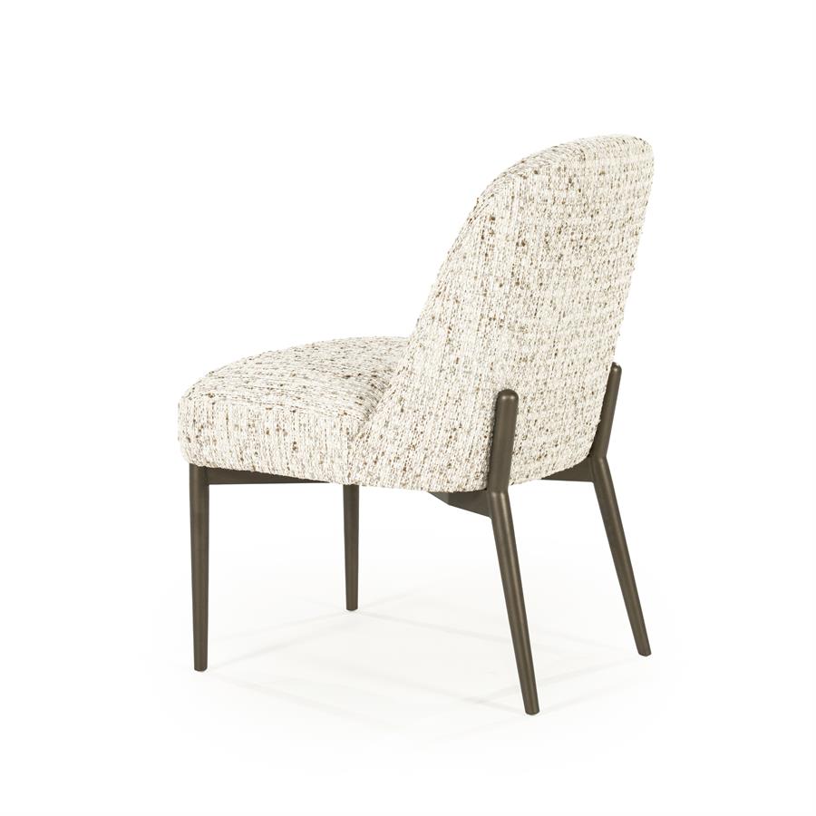 Valgomojo kėdė Tobias 96445 4 Valgomojo kėdė Tobias 96445, smėlio spalvos Vive audinys, 55×67×86 cm