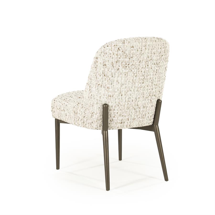 Valgomojo kėdė Tobias 96445 5 Valgomojo kėdė Tobias 96445, smėlio spalvos Vive audinys, 55×67×86 cm