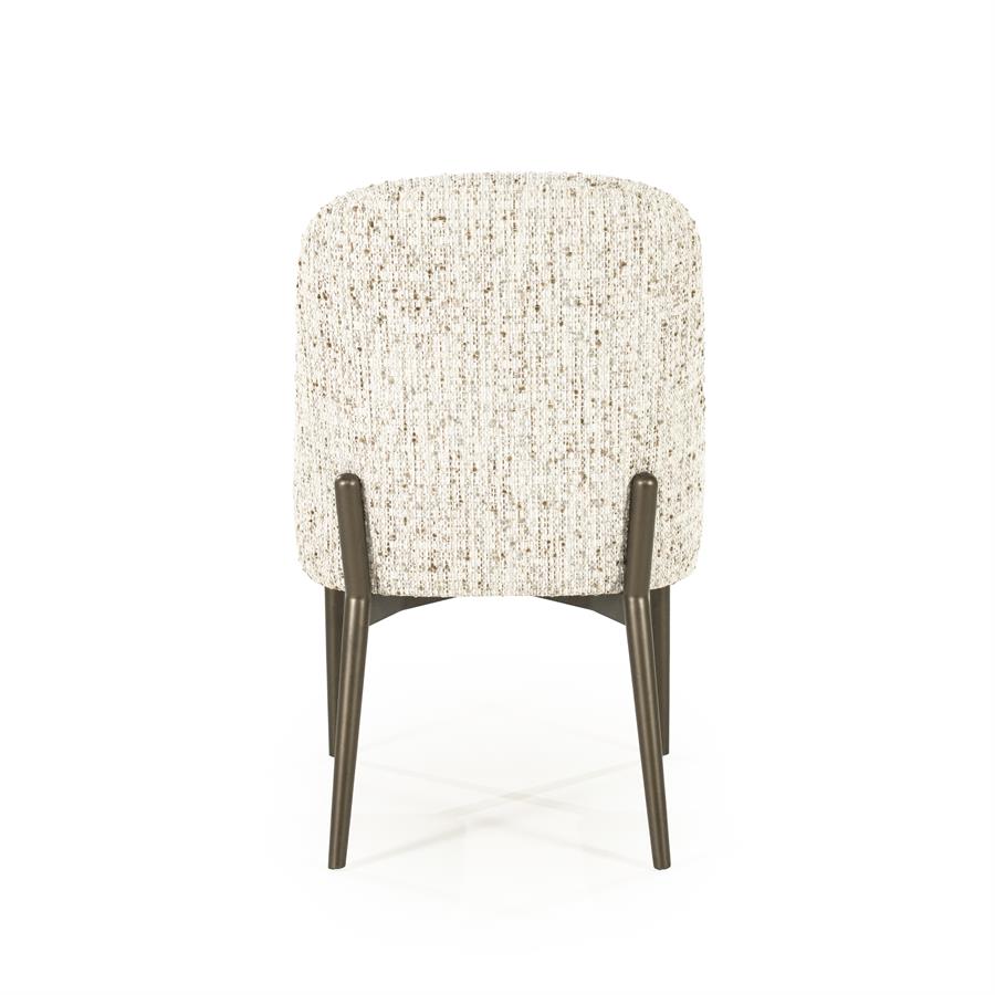 Valgomojo kėdė Tobias 96445 6 Valgomojo kėdė Tobias 96445, smėlio spalvos Vive audinys, 55×67×86 cm